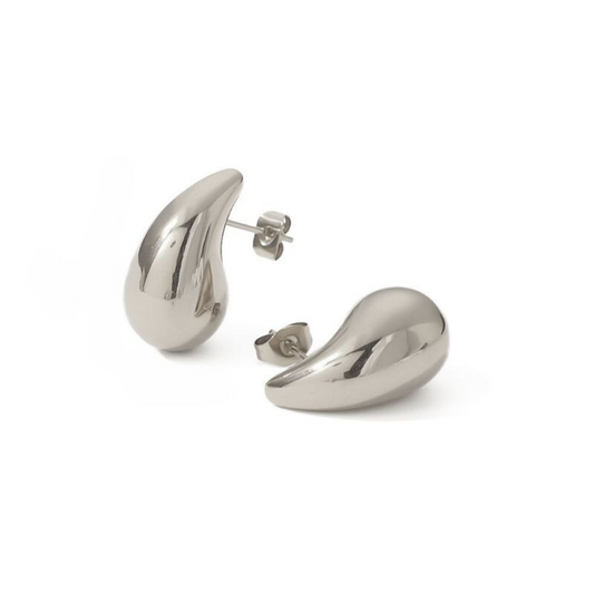 Aretes silver drop mini